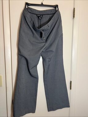 Style & Co. Womens Gray Dress Pants - Textured Straight Leg